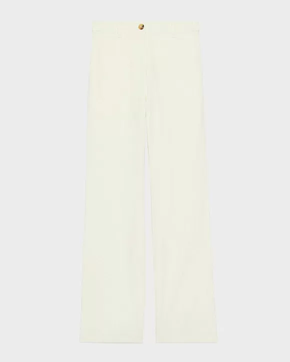 Comptoir des Cotonniers Blandine - Pantalon Droit White>Femelles Pantalons