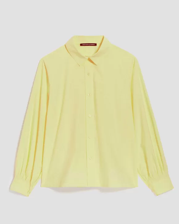 Comptoir des Cotonniers Chemise Ample En Coton Blazing Yellow>Femelles Tops / Blouses / Chemises