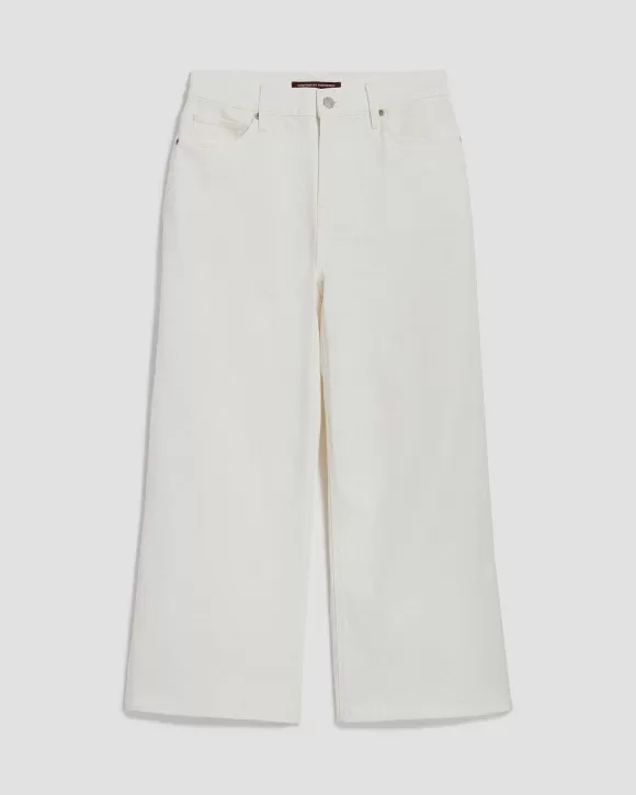 Comptoir des Cotonniers Emy - Jean Cropped Wide Leg White>Femelles Jeans