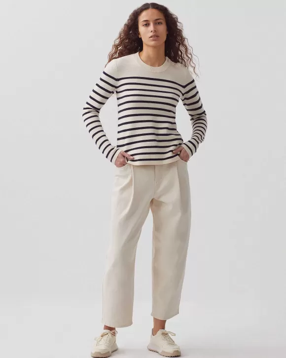 Comptoir des Cotonniers Maddy - Pull Marin En Laine M Rinos Offwhite>Femelles Maille