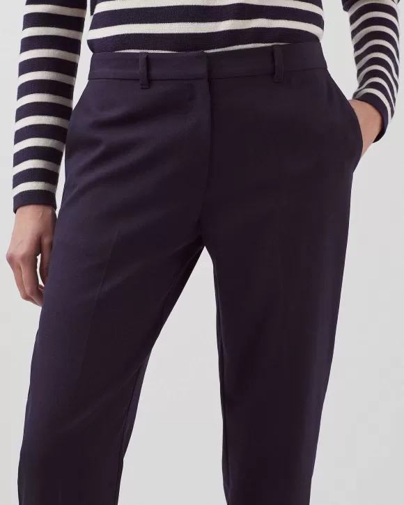 Comptoir des Cotonniers Marguerite - Pantalon Cigarette Navy>Femelles Pantalons