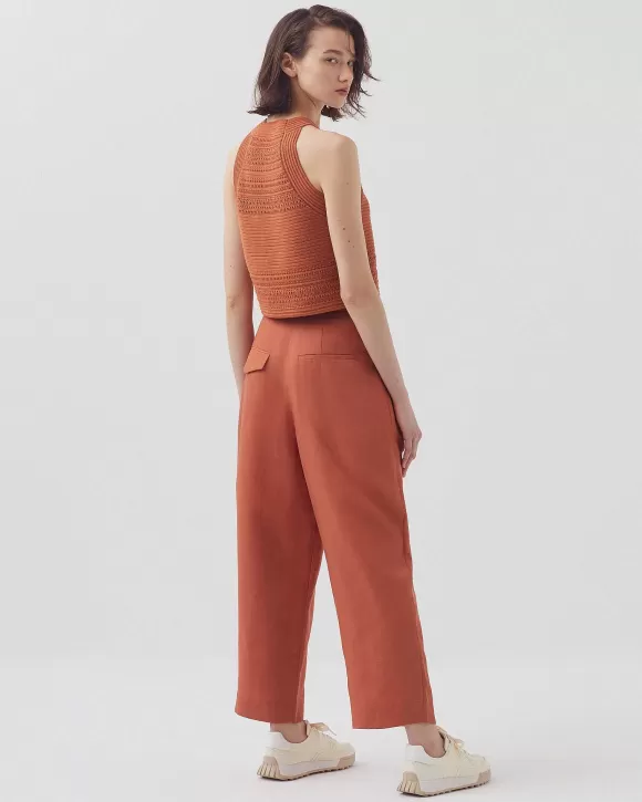 Comptoir des Cotonniers Peggy - Pantalon Carrot Amber Brown>Femelles Pantalons