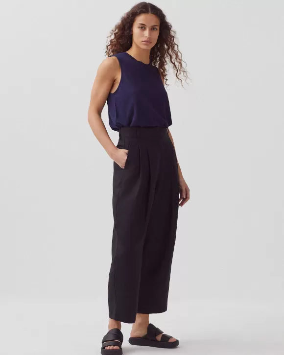 Comptoir des Cotonniers Peggy - Pantalon Carrot Black Beauty>Femelles Pantalons