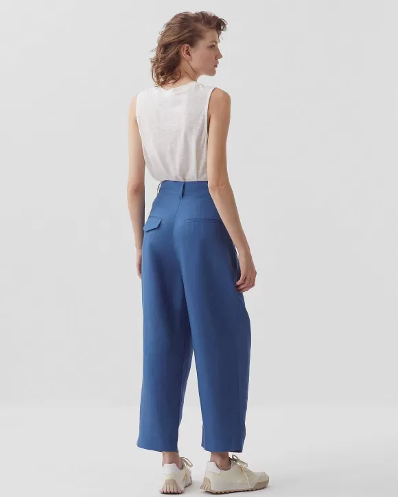 Comptoir des Cotonniers Peggy - Pantalon Carrot Moonlight Blue>Femelles Pantalons