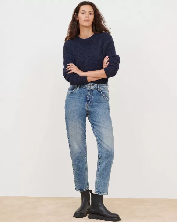 Comptoir des Cotonniers Rita - Jean Slouchy Denim Blue>Femelles Jeans