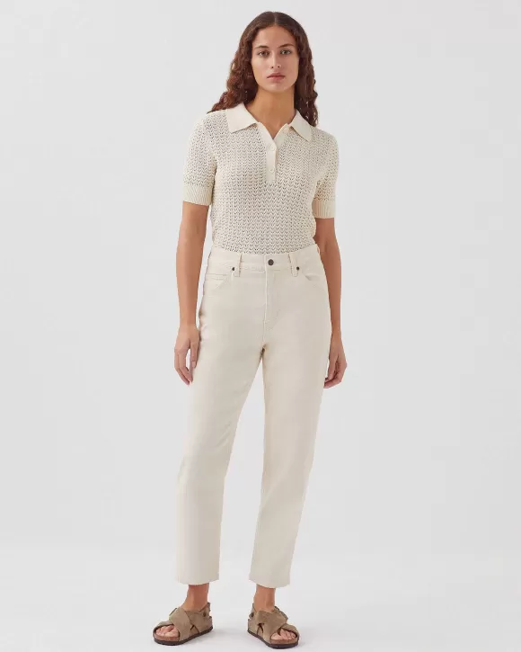 Comptoir des Cotonniers Rita - Jean Slouchy Offwhite>Femelles Jeans