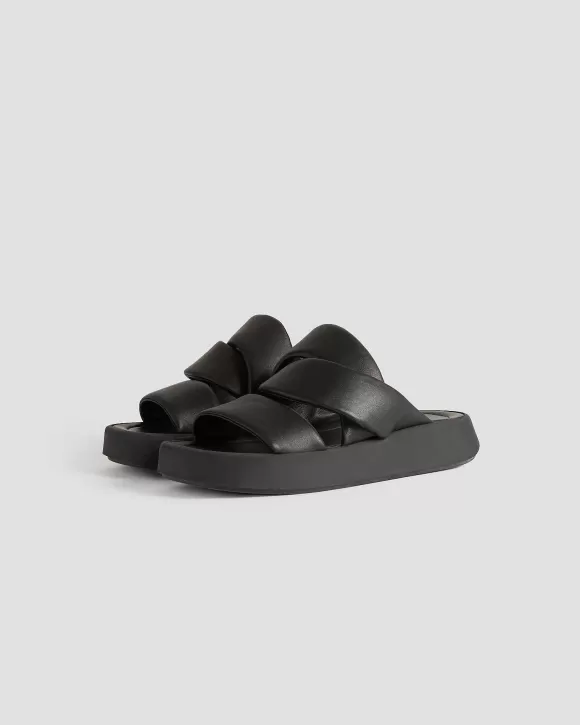 Comptoir des Cotonniers Sandales En Cuir Black>Femelles Accessoires