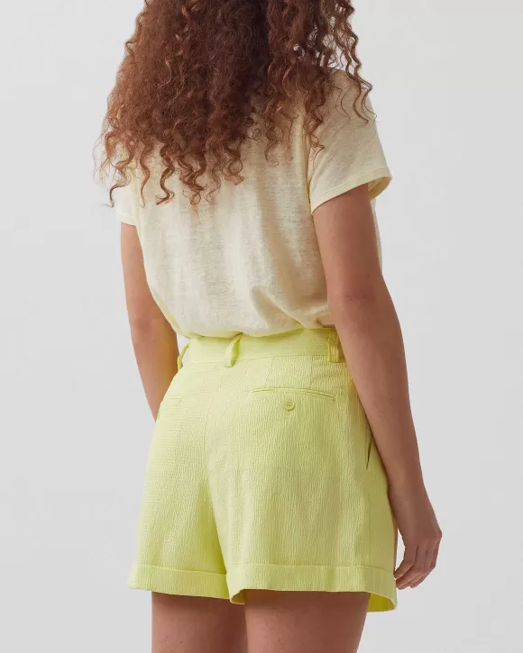 Comptoir des Cotonniers Short En Coton Charlock Yellow>Femelles Jupes / Shorts