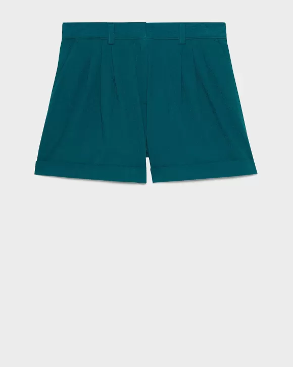 Comptoir des Cotonniers Short En Coton Gulf Coast Blue>Femelles Jupes / Shorts