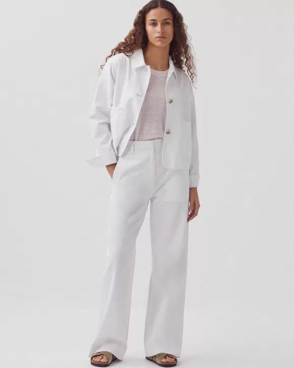 Comptoir des Cotonniers Veste Workwear Brillant White>Femelles Nos Ensembles