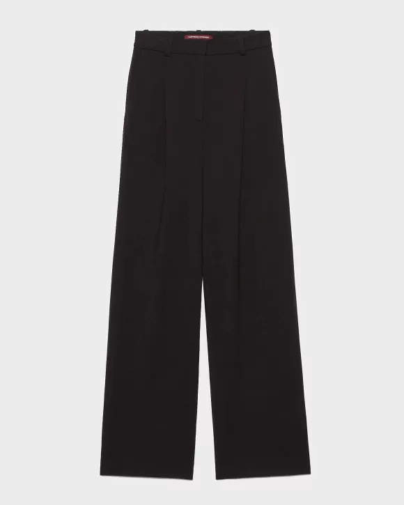 Comptoir des Cotonniers Yvonne - Pantalon Ample Black>Femelles Pantalons